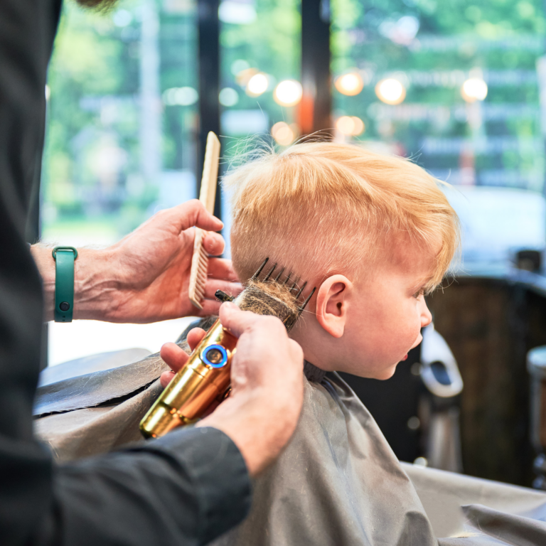 Boys hair cut at ChiquiLook Salon & Spa